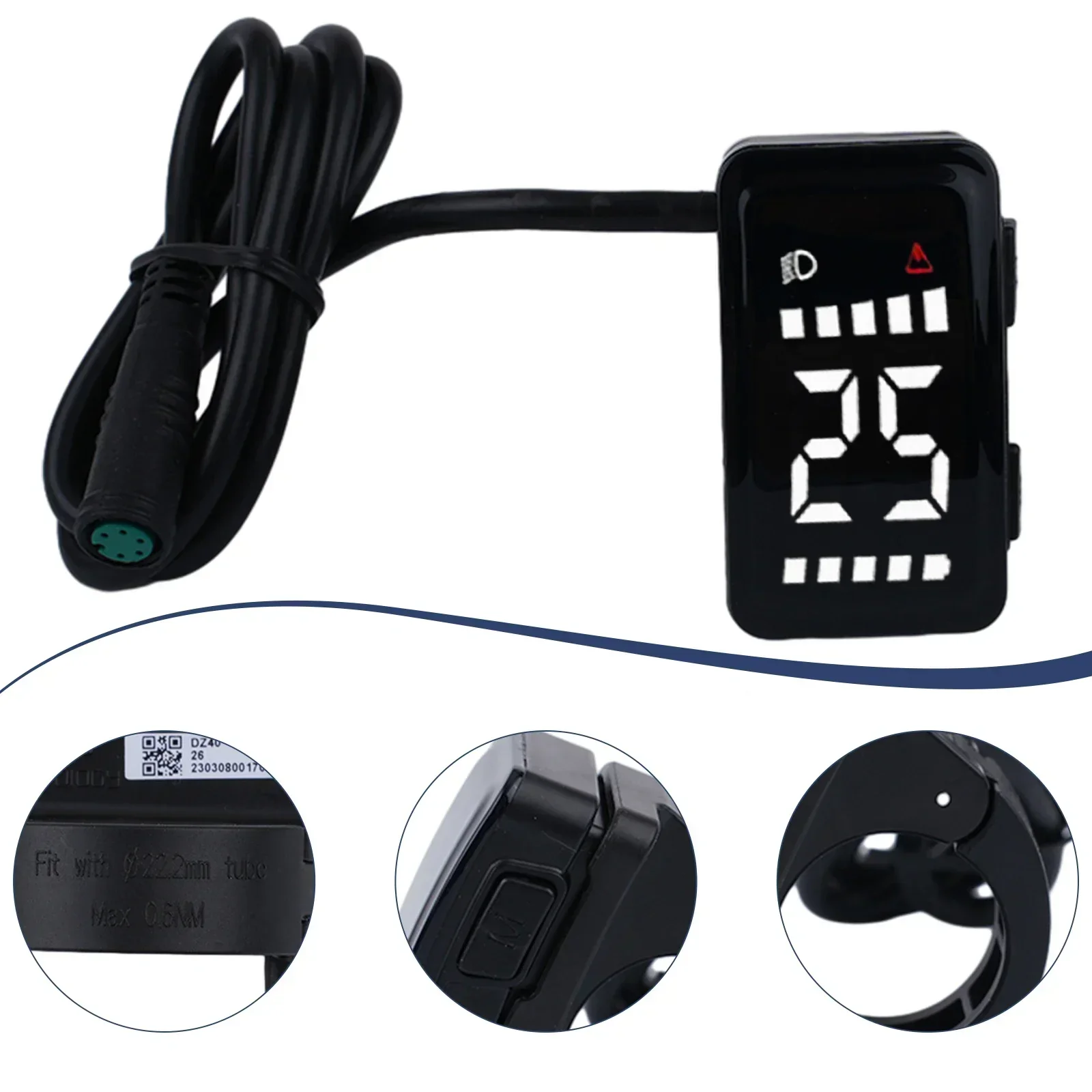 DZ40 Display Display Ebike Electric Bicycle Waterproof Black DZ40 LCD Instrument High Quality LCD Instrument BBS02
DZ40 Display Display Ebike Electric Bicycle Waterproof Black DZ40 LCD Instrument High Quality LCD Instrument BBS02