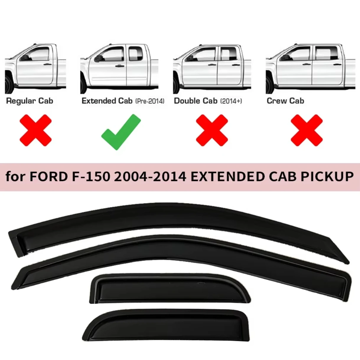 Для FORD F-150 EXTENDED CAB PICKUP 2004 2005 2006 2007 2008 2009 2010 2011 2012 2013 2014 ветрозащитный дефлектор от дождя
Для FORD F-150 EXTENDED CAB PICKUP 2004 2005 2006 2007 2008 2009 2010 2011 2012 2013 2014 ветрозащитный дефлектор от дождя