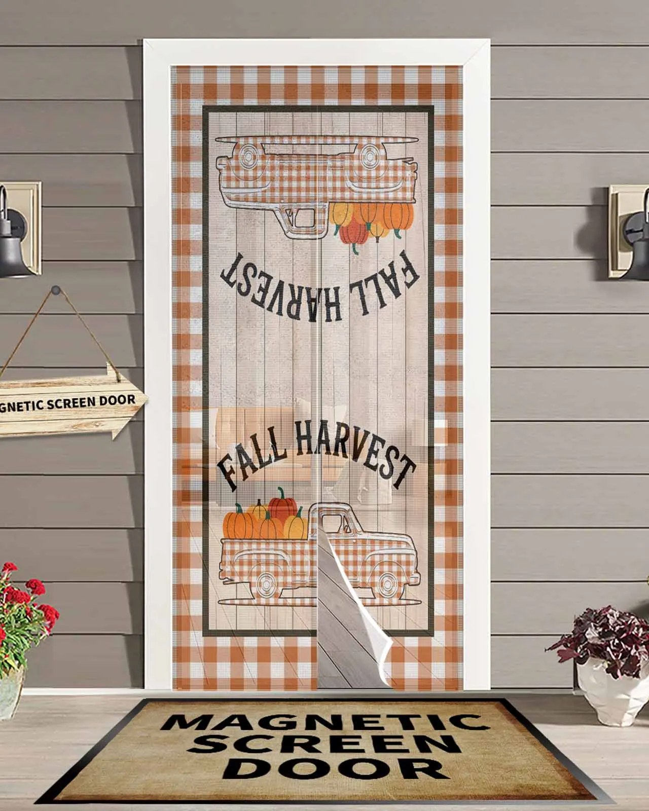 Осенний урожай Тыква Грузовик Магнитная дверная занавеска Гостиная Спальня Домашняя антимоскитная занавеска для двери
Осенний урожай Тыква Грузовик Магнитная дверная занавеска Гостиная Спальня Домашняя антимоскитная занавеска для двери