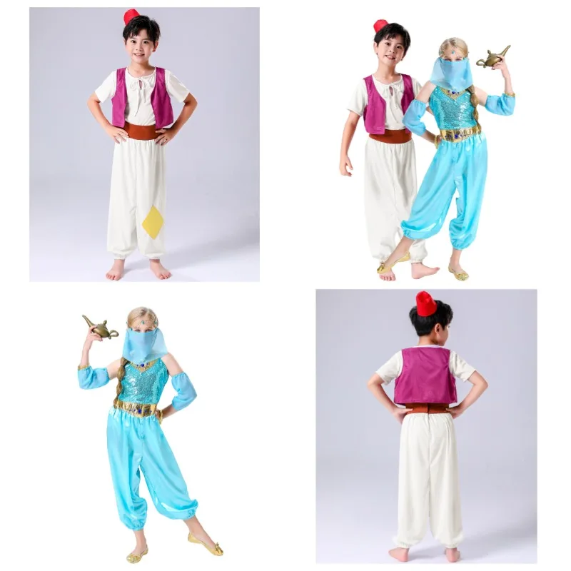 Jasmine Princess Cosplay Dress Aladdin Divine Lamp Costume Uniform Women Halloween Cosplay Indian Female Regional Dancer Skirt
Jasmine Princess Cosplay Dress Aladdin Divine Lamp Costume Uniform Women Halloween Cosplay Indian Female Regional Dancer Skirt
