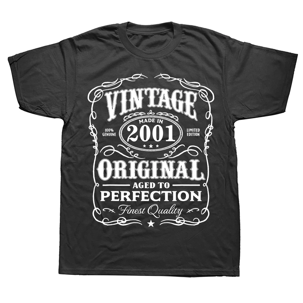 FPVintage 2001 Perfection All Original Part Cool Tshirt Men Novelty Sarcastic T Shirt Hip Hop Hipster Streetwear Tee Shirt
FPVintage 2001 Perfection All Original Part Cool Tshirt Men Novelty Sarcastic T Shirt Hip Hop Hipster Streetwear Tee Shirt