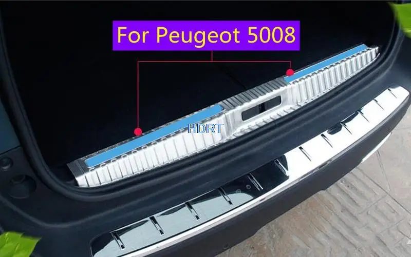 For Peugeot 5008 2017 2018 2019 Car Styling Trunk Boot Decor Rear Bumper guard Stainless steel Stickers decoration Accessories
For Peugeot 5008 2017 2018 2019 Car Styling Trunk Boot Decor Rear Bumper guard Stainless steel Stickers decoration Accessories