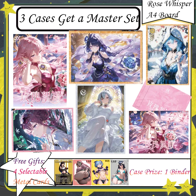 Доска Rose Whisper A4 New Goddess Story Cards A5 Доски Get Full Set Аниме Goddess Character Albedo Nezuko Rem Nami Power Zero 2
Доска Rose Whisper A4 New Goddess Story Cards A5 Доски Get Full Set Аниме Goddess Character Albedo Nezuko Rem Nami Power Zero 2