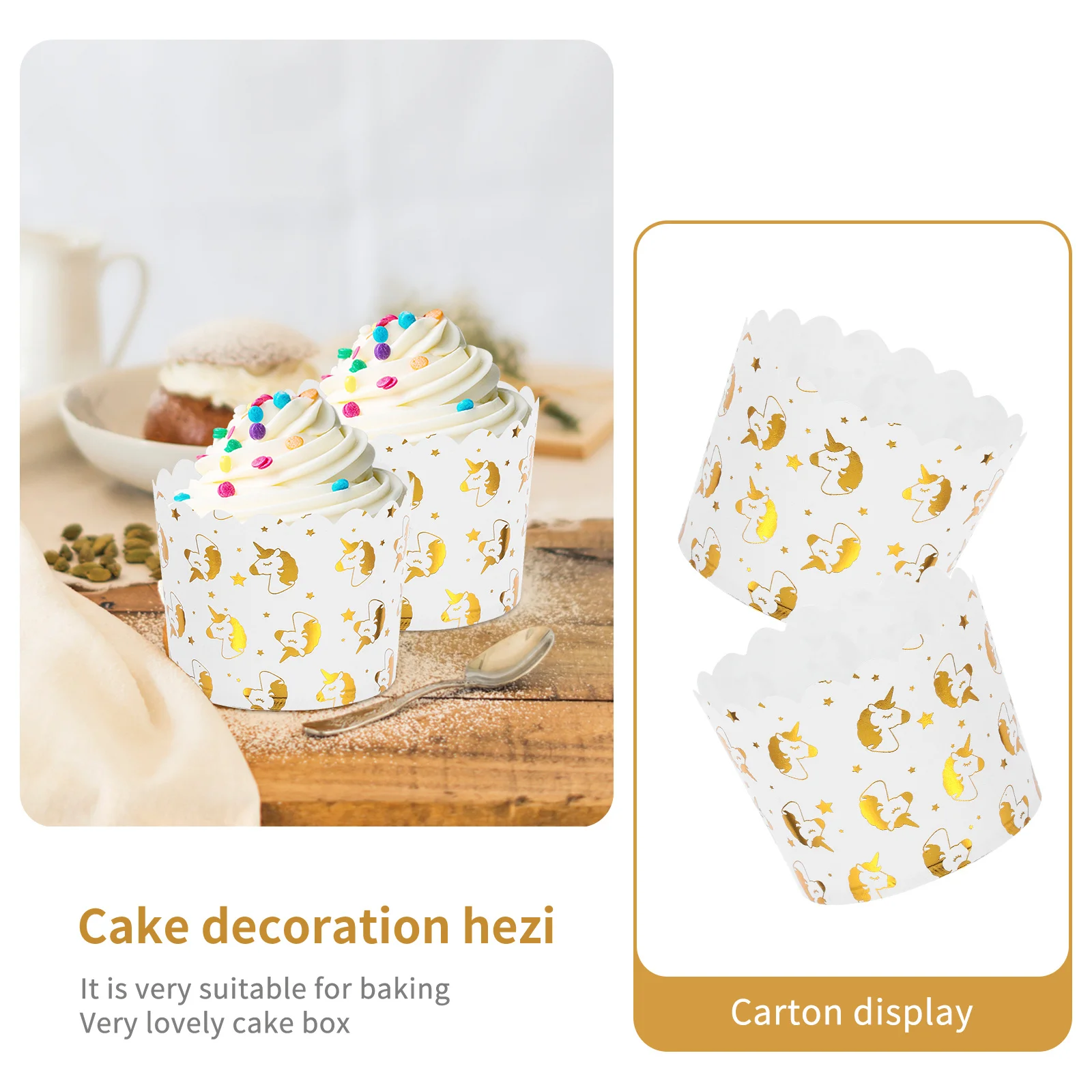 50Pcs High Quality Paper Muffin Cups Cartoon Pattern Baking Cups for Ice Cream Shops Canteens Restaurants Fast 
50Pcs High Quality Paper Muffin Cups Cartoon Pattern Baking Cups for Ice Cream Shops Canteens Restaurants Fast