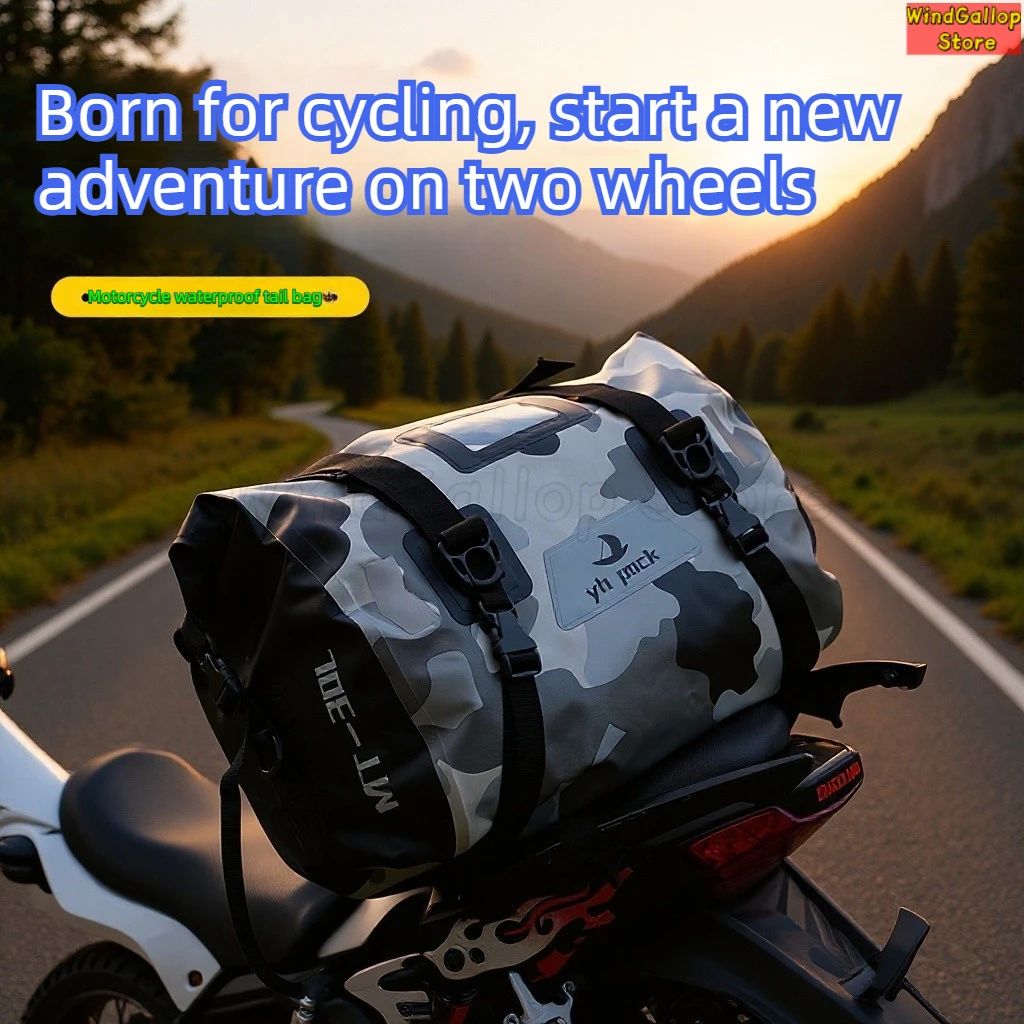 30L 46L 66LMotorcycle Tail Bag Expandable Motorbike Rear Seat Dry Bag Waterproof Touring Pack with Backpack Straps
30L 46L 66LMotorcycle Tail Bag Expandable Motorbike Rear Seat Dry Bag Waterproof Touring Pack with Backpack Straps