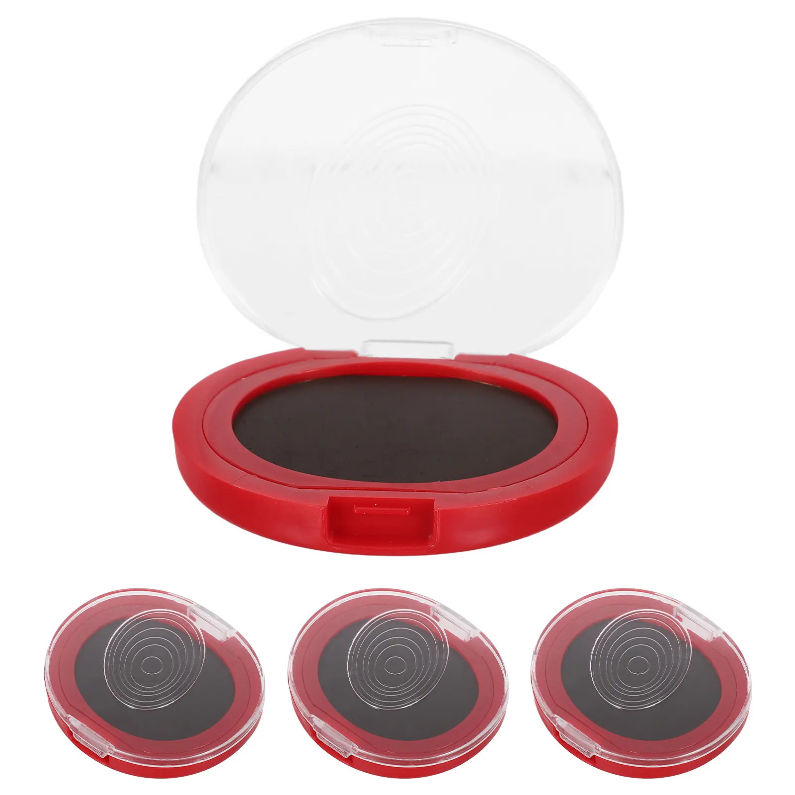 4Pcs Quick-Drying Fingerprint Ink Pad Red Stain-Free Stamp for Identification Notary Office Home Portable Finger Print
4Pcs Quick-Drying Fingerprint Ink Pad Red Stain-Free Stamp for Identification Notary Office Home Portable Finger Print