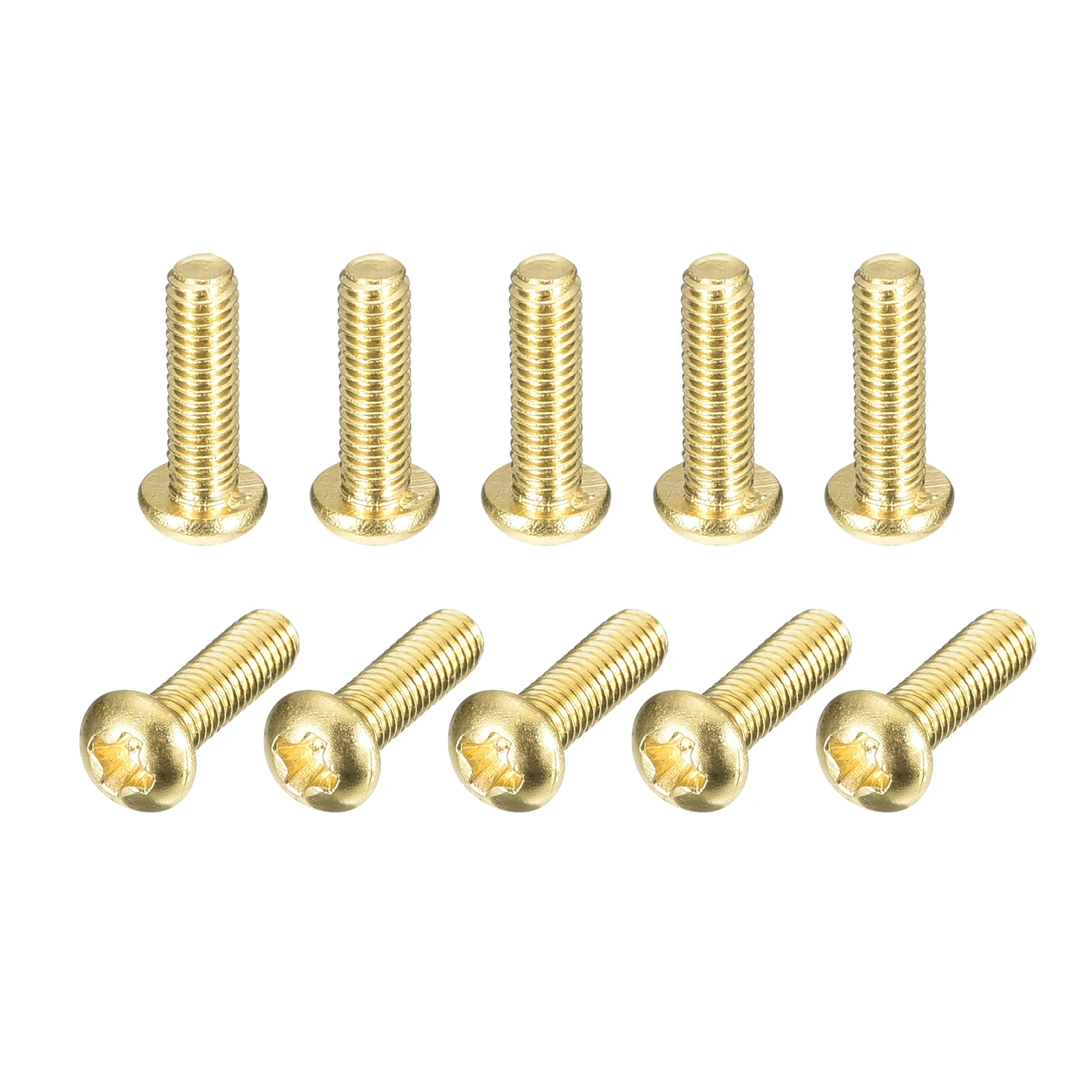 12Pcs Brass Machine Screws M3 M4 Phillips Pan Head Fastener Bolts for Furniture Office Equipment, Electronics
12Pcs Brass Machine Screws M3 M4 Phillips Pan Head Fastener Bolts for Furniture Office Equipment, Electronics
