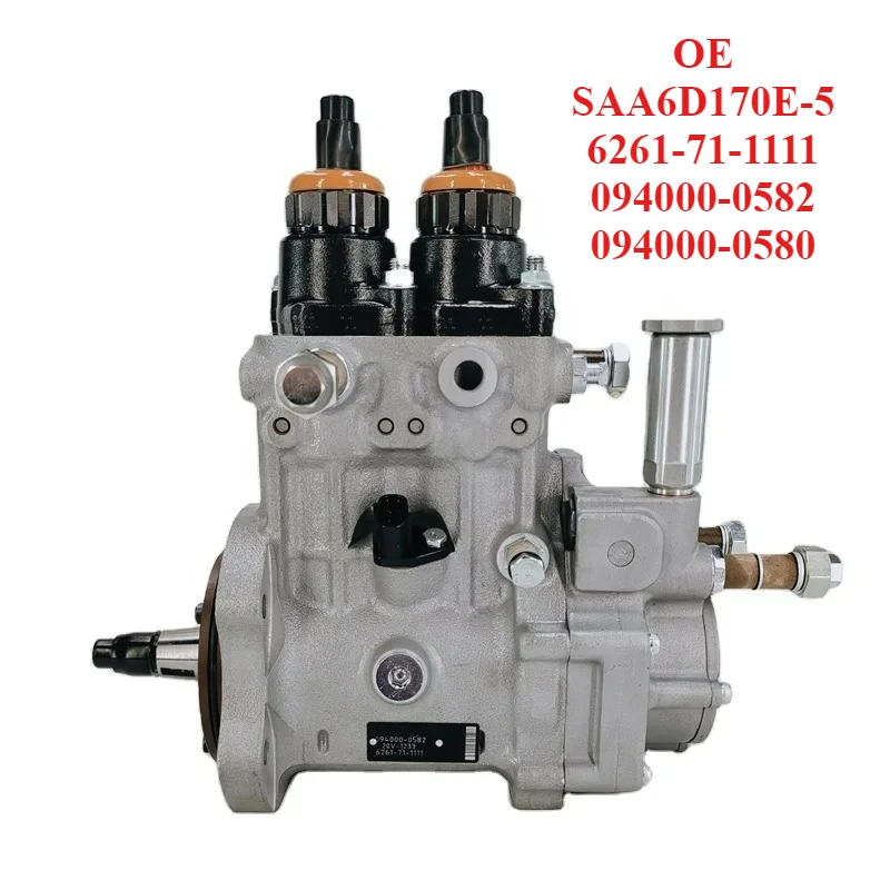 Top Configuration Process SAA6D170E-5 6261-71-1111 094000-0582 094000-0580 Fuel Injection Pump, Suitable for Excavator PC1250-8
Top Configuration Process SAA6D170E-5 6261-71-1111 094000-0582 094000-0580 Fuel Injection Pump, Suitable for Excavator PC1250-8