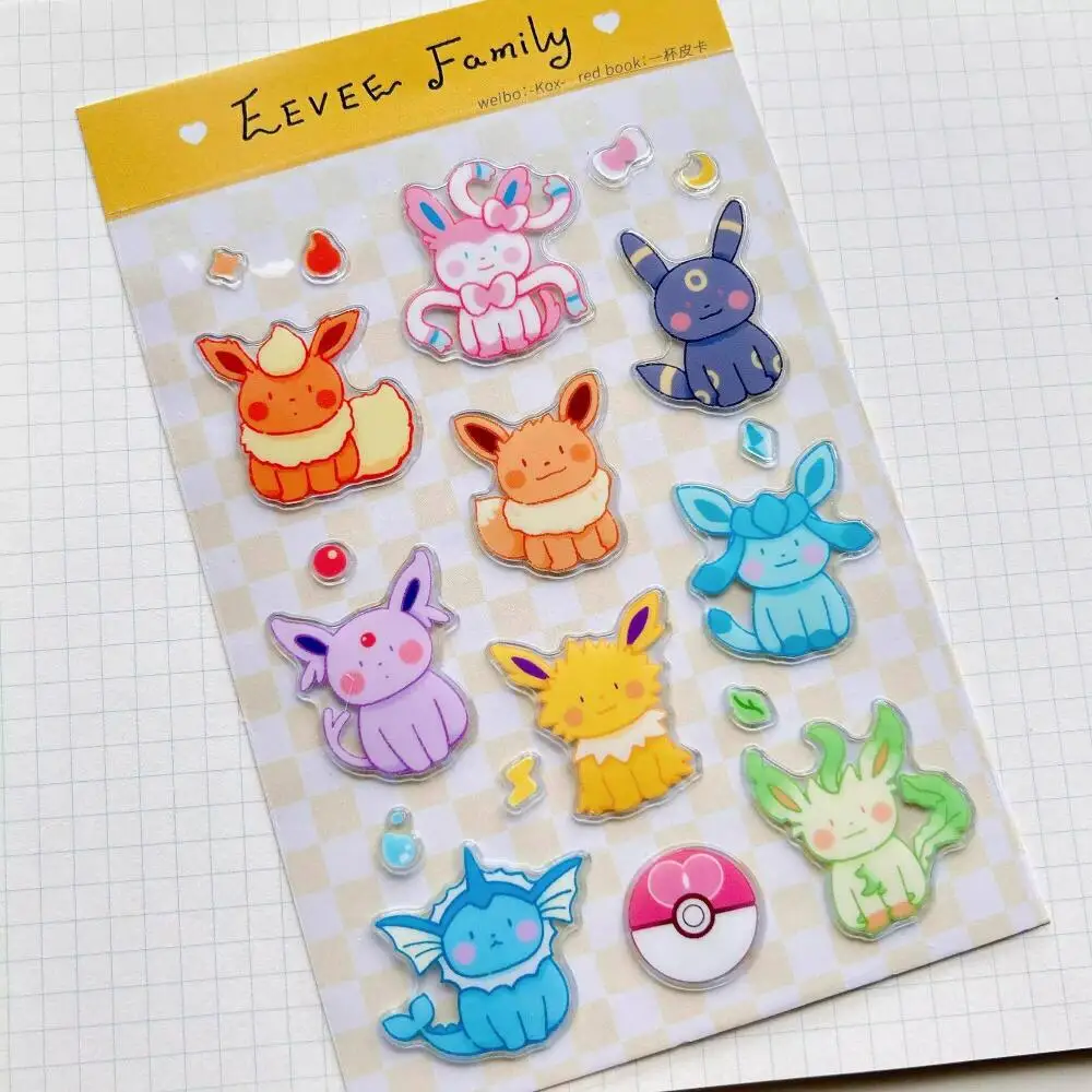 Pokemon Eeveelution Vaporeon Espeon трехмерная наклейка водостойкая чашка для воды «сделай сам» чехол для телефона блокнот подарок на день рождения для девочки
Pokemon Eeveelution Vaporeon Espeon трехмерная наклейка водостойкая чашка для воды «сделай сам» чехол для телефона блокнот подарок на день рождения для девочки