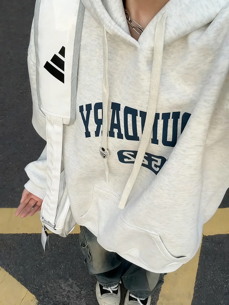 Утепленная флисовая толстовка-худи из плотного материала, теплая повседневная свободная куртка из смесового хлопка и полиэстера с длинными рукавами
Утепленная флисовая толстовка-худи из плотного материала, теплая повседневная свободная куртка из смесового хлопка и полиэстера с длинными рукавами