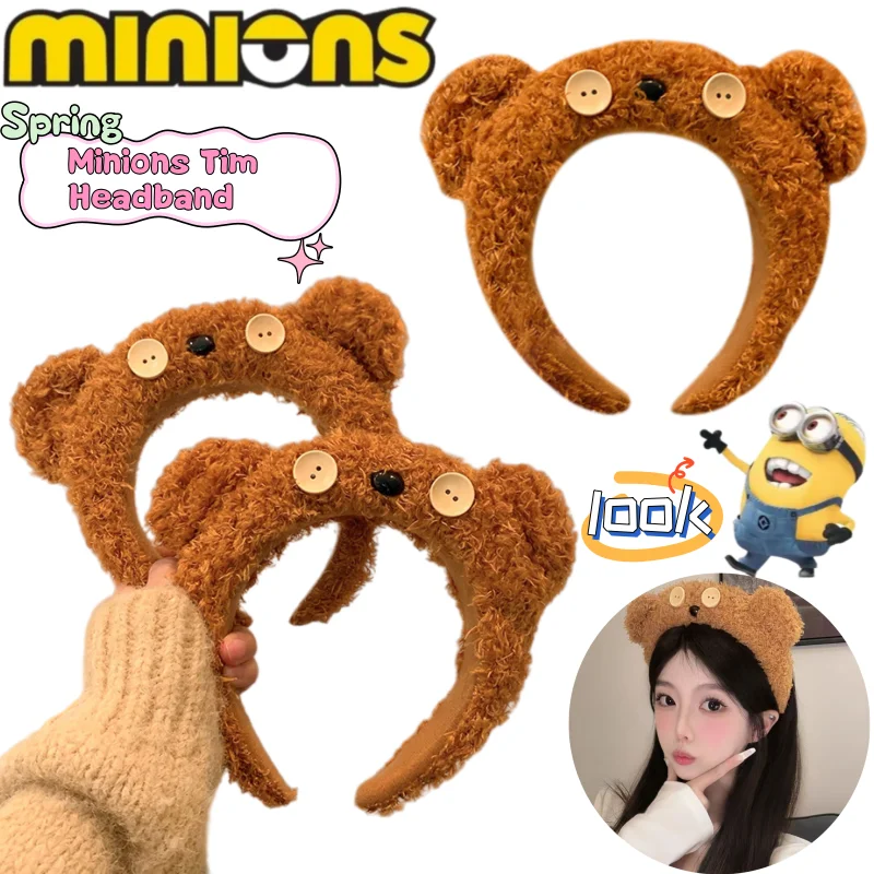 New Minions Despicable Me Tim Headband Creative High Color Value Sweet Cute Girl Heart Cartoon Wide Edge Crushed Hair Headwear
New Minions Despicable Me Tim Headband Creative High Color Value Sweet Cute Girl Heart Cartoon Wide Edge Crushed Hair Headwear