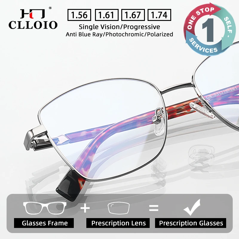 CLLOIO Women Blue Light Blocking Reading Glasses Computer Classic Anti Blue Light Prescription customization Optical Eyeglasses
CLLOIO Women Blue Light Blocking Reading Glasses Computer Classic Anti Blue Light Prescription customization Optical Eyeglasses
