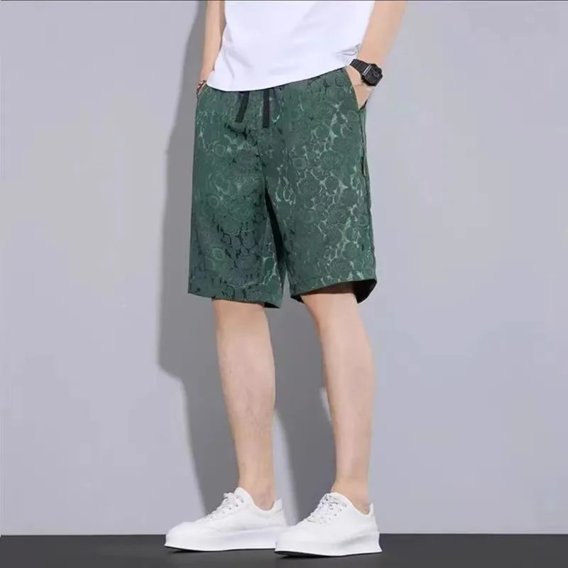 Ледяной шелк, повседневные мужские летние свободные спортивные дышащие пляжные брюки с прямыми штанинами и средней талией, молодежная мода
Ледяной шелк, повседневные мужские летние свободные спортивные дышащие пляжные брюки с прямыми штанинами и средней талией, молодежная мода