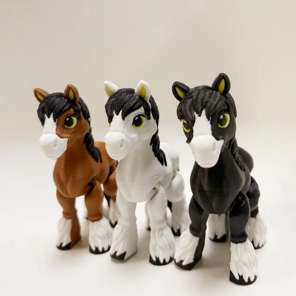 All-in-one Molding 3D Printed Horse Crystal Horse Laser 3D Printed Diceratops Horse Rotatable Flexible 3D Articulated Horse Toys
All-in-one Molding 3D Printed Horse Crystal Horse Laser 3D Printed Diceratops Horse Rotatable Flexible 3D Articulated Horse Toys