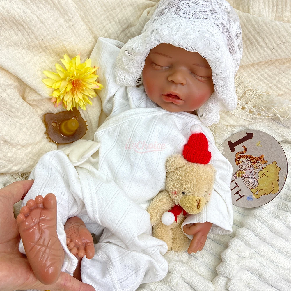 18-дюймовая реалистичная силиконовая кукла-реборн для девочек, полностью мягкое тело, водонепроницаемая, высокодетализированная, утяжеленная, для фотосъемки
18-дюймовая реалистичная силиконовая кукла-реборн для девочек, полностью мягкое тело, водонепроницаемая, высокодетализированная, утяжеленная, для фотосъемки