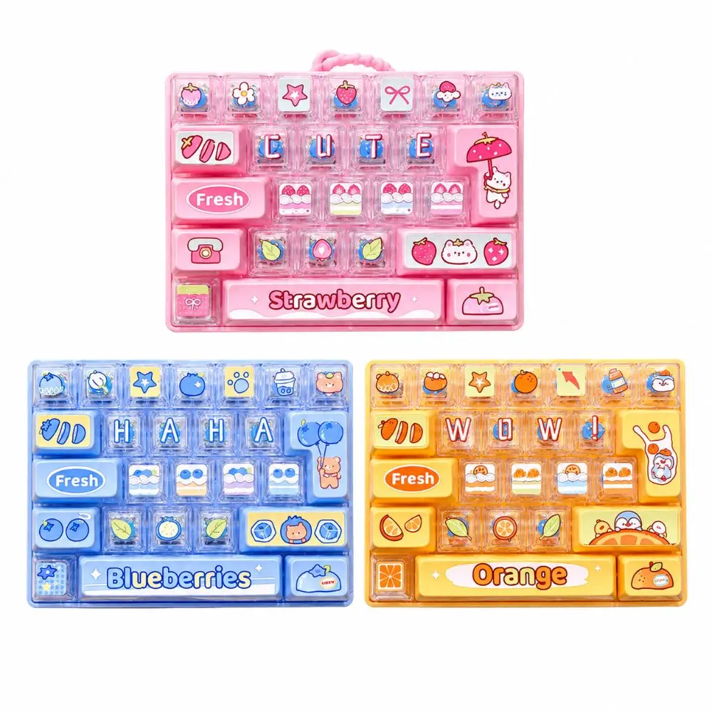 26 Keys Mechanical Keyboard Toy Hangable Clear Key Sounds Stress Relief Fidget Toy Keychain Gift Toy Bag Pendant Charm
26 Keys Mechanical Keyboard Toy Hangable Clear Key Sounds Stress Relief Fidget Toy Keychain Gift Toy Bag Pendant Charm
