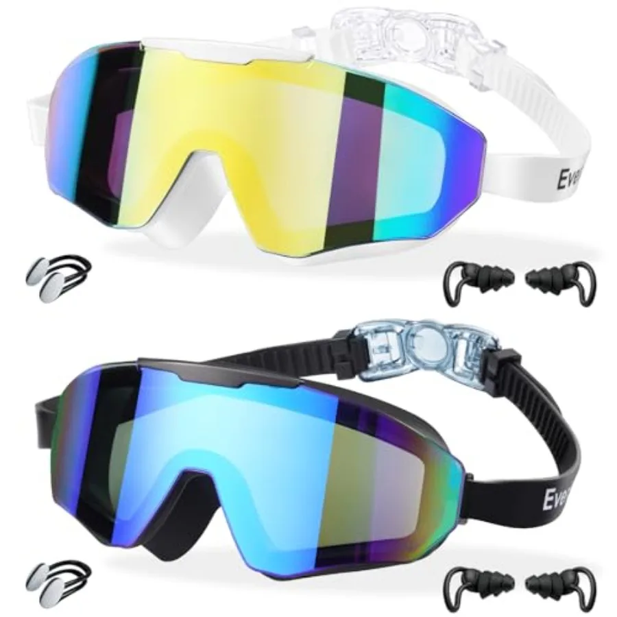 EverSport 2 Pack Swim Goggles Age 8-16 Extra Silicone Layer, Swimming Goggles for kids Teen Youth Boys Girls
EverSport 2 Pack Swim Goggles Age 8-16 Extra Silicone Layer, Swimming Goggles for kids Teen Youth Boys Girls