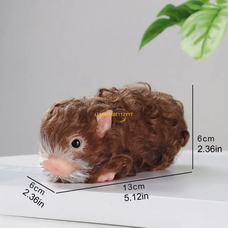 23GD Life Like Wild Pig Squeeze Piggy Toy Realistic Piggy for Office Desk Decors Reborns Animal Children Raise A Pet Toy
23GD Life Like Wild Pig Squeeze Piggy Toy Realistic Piggy for Office Desk Decors Reborns Animal Children Raise A Pet Toy