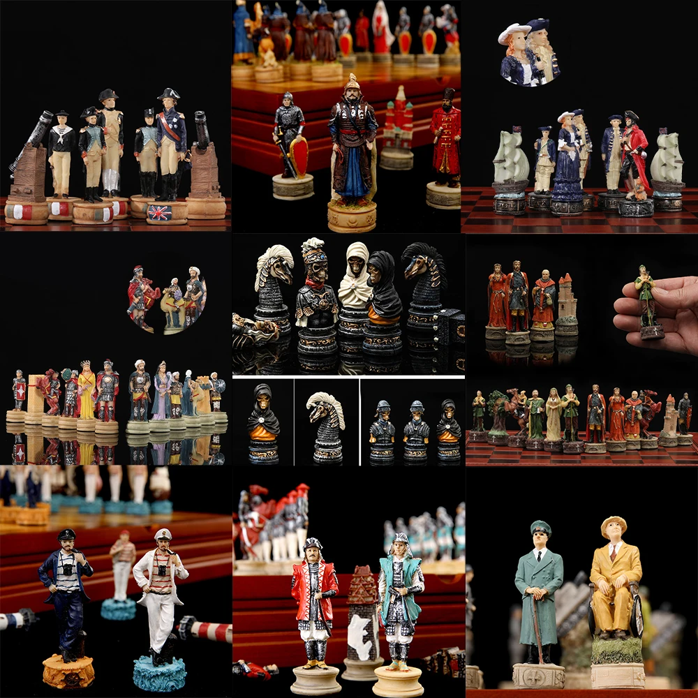 Character-themed Chess Only Chess Pieces, No Chessboard, Puzzle Chess Games on The Table, Various Themes Luxury Knight Wars
Character-themed Chess Only Chess Pieces, No Chessboard, Puzzle Chess Games on The Table, Various Themes Luxury Knight Wars