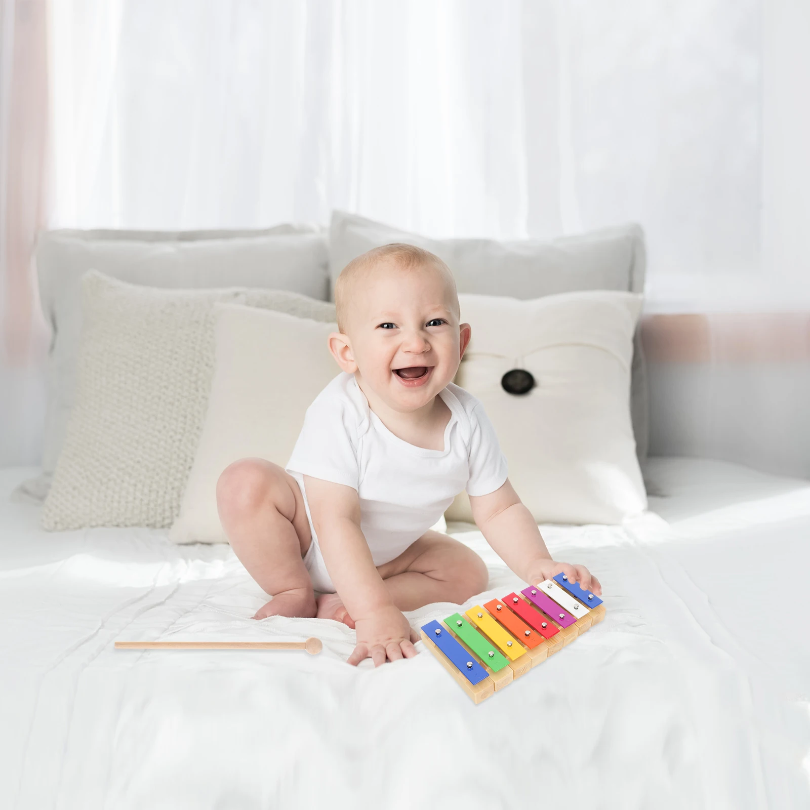 Note Music Teaching Aids Eight-tone Bricks Child Xylophone Kids Wooden Musical Instrument 
Note Music Teaching Aids Eight-tone Bricks Child Xylophone Kids Wooden Musical Instrument