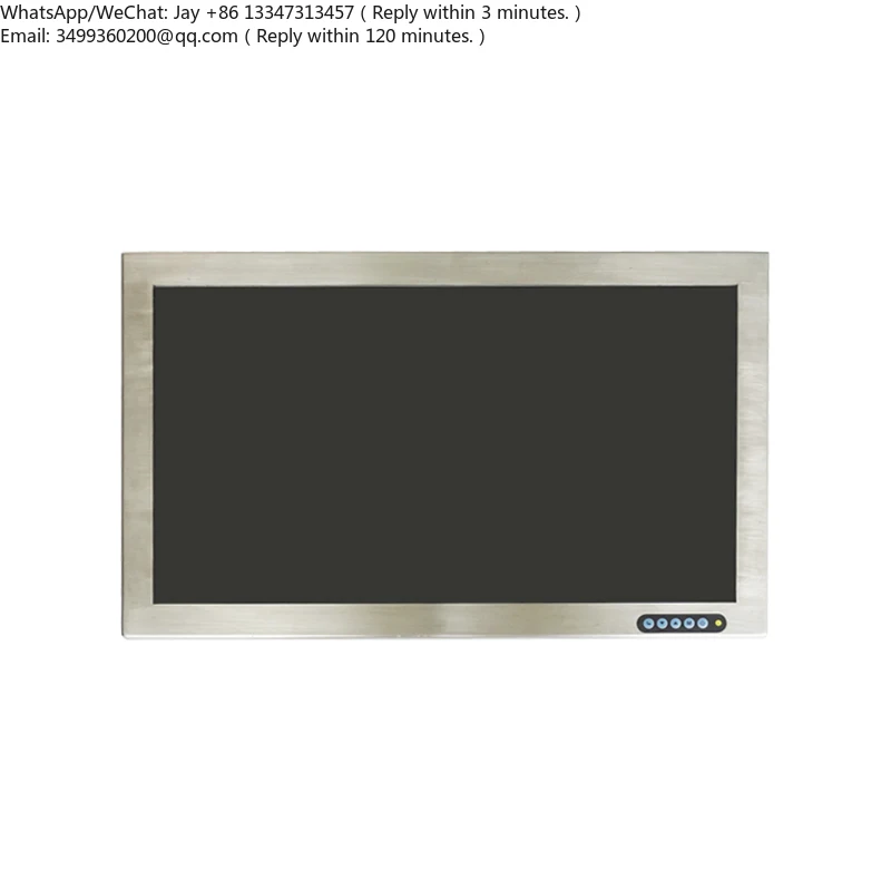 Factory Customized HD 1920*1080 DVI Stainless Steel Waterproof IP66 LCD Monitor 3mm Anti-Fogging Glass Industrial Desktop
Factory Customized HD 1920*1080 DVI Stainless Steel Waterproof IP66 LCD Monitor 3mm Anti-Fogging Glass Industrial Desktop