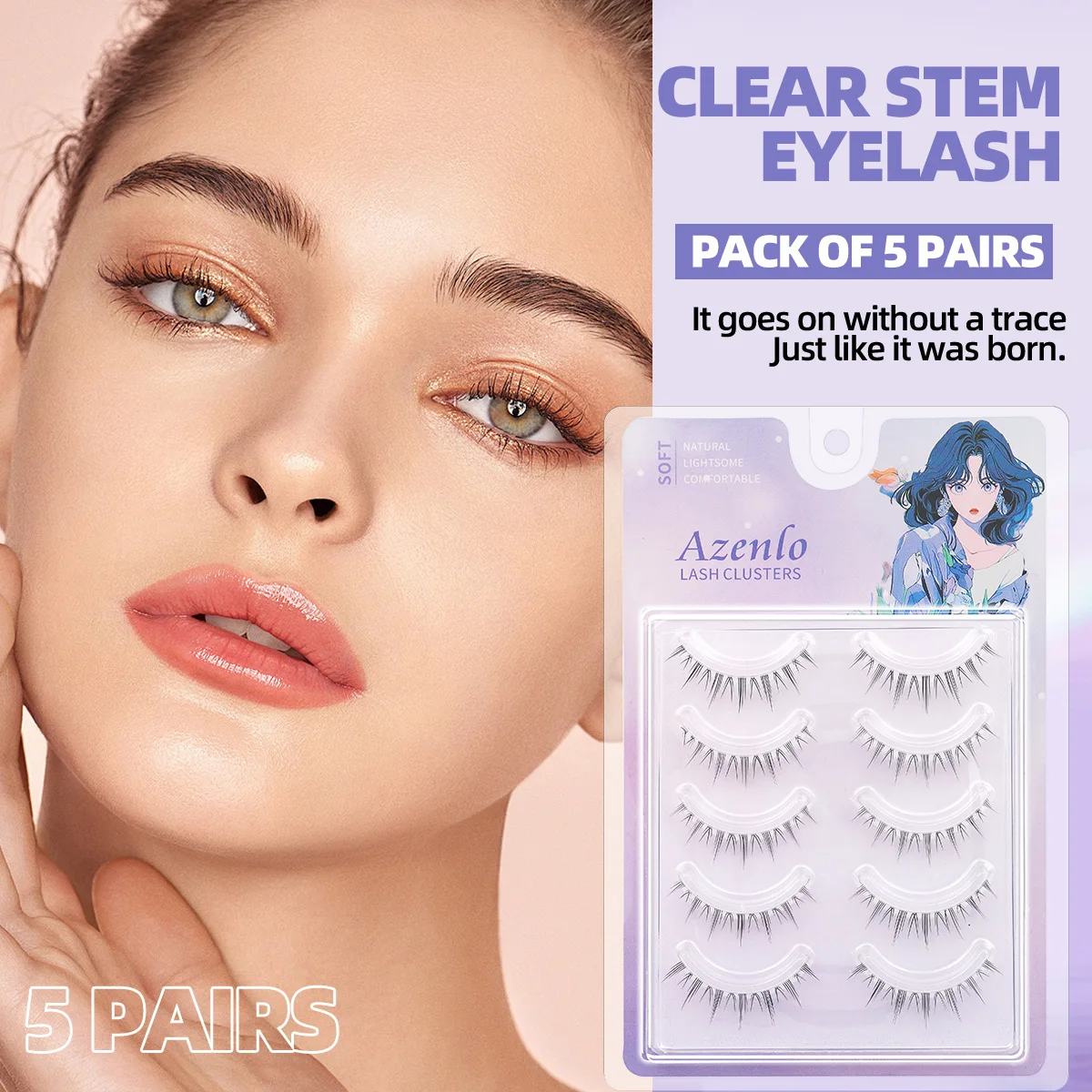 New 5Pairs Manga Lashes Soft Natural Eyelashes Thick False Eyelashes Manga Eyelashes Daily Dating Makeup Eyelashes Lashes Wispy
New 5Pairs Manga Lashes Soft Natural Eyelashes Thick False Eyelashes Manga Eyelashes Daily Dating Makeup Eyelashes Lashes Wispy