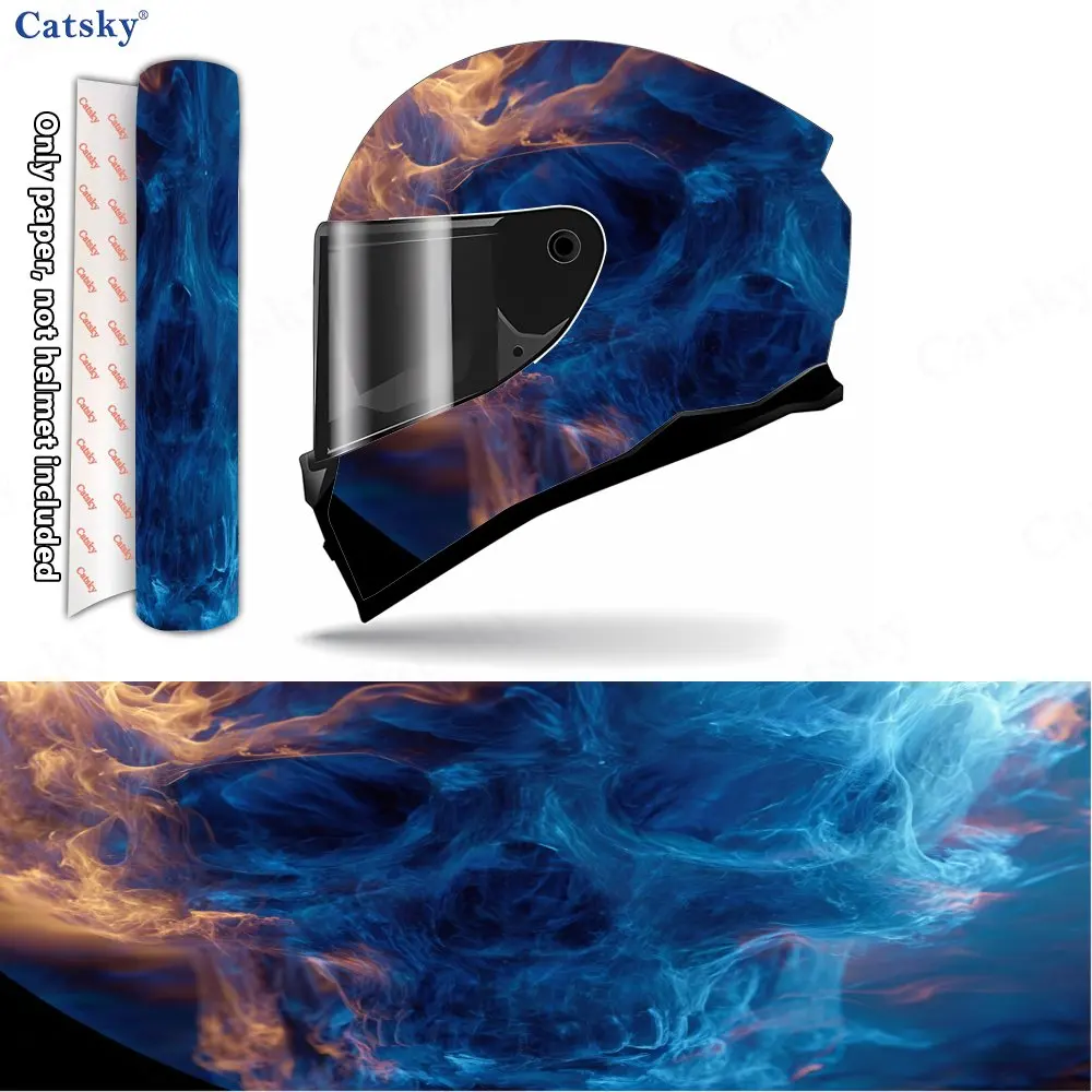 Защитная наклейка на шлем с синим пламенем и черепом, мотоциклетный шлем, наклейка с гоночным узором, этитиленовая упаковка, декоративная наклейка для шлема
Защитная наклейка на шлем с синим пламенем и черепом, мотоциклетный шлем, наклейка с гоночным узором, этитиленовая упаковка, декоративная наклейка для шлема