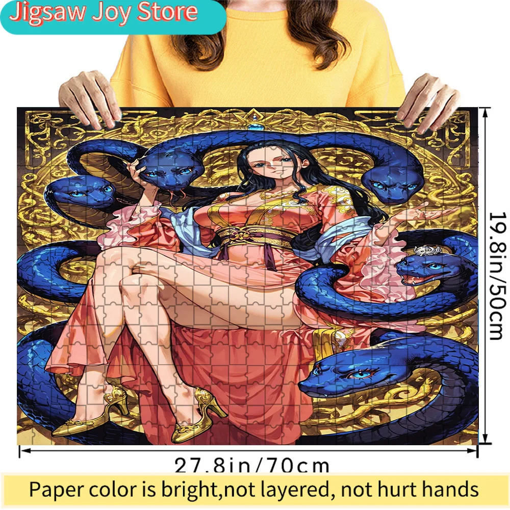 One Piece Boa Hancock Blue Snake Throne Scene Art Paper Jigsaw Puzzle, Pirate Empress Anime Character, Collectible Gift for Fans
One Piece Boa Hancock Blue Snake Throne Scene Art Paper Jigsaw Puzzle, Pirate Empress Anime Character, Collectible Gift for Fans