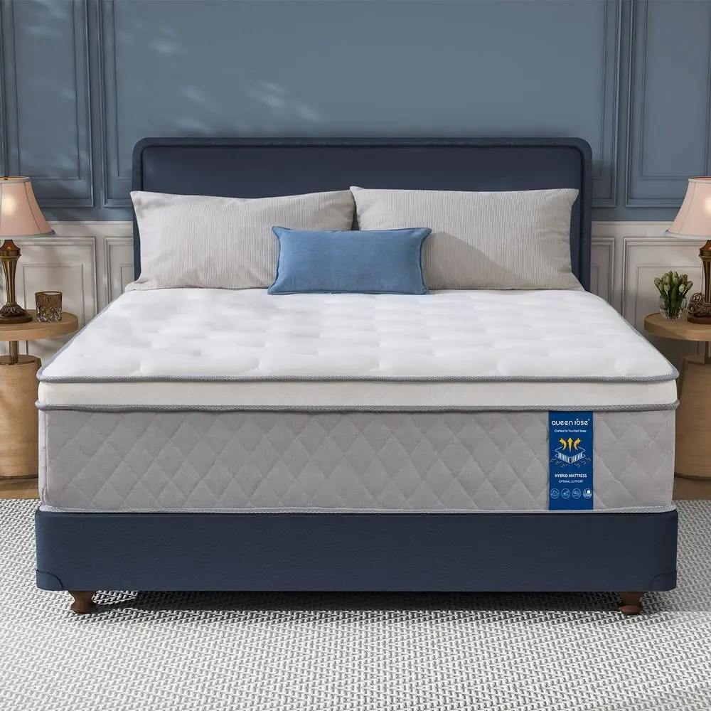 12 Inch Plush Hybrid Mattress in Box, 365 Night Trial, Cooling Memory Foam and Pocket Springs, Fiberglass Free, Back Support and
12 Inch Plush Hybrid Mattress in Box, 365 Night Trial, Cooling Memory Foam and Pocket Springs, Fiberglass Free, Back Support and