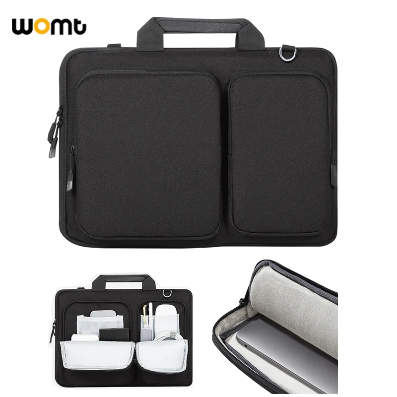 Laptop Shoulder Bag for MacBook Pro 14 M4 A3112 A3401 A3185 Air 13 A3113 A2681 15.6 inch Handbag for MacBook Pro 16 A3403 A3186
Laptop Shoulder Bag for MacBook Pro 14 M4 A3112 A3401 A3185 Air 13 A3113 A2681 15.6 inch Handbag for MacBook Pro 16 A3403 A3186