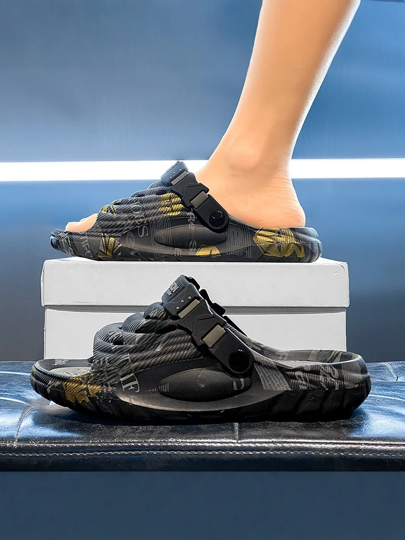 Men's Summer Casual Sports Driving Beach Sandals Anti-Slip Wear-Resistant Soft Bottom One-Strap Thick Bottom EVA Slippers
Men's Summer Casual Sports Driving Beach Sandals Anti-Slip Wear-Resistant Soft Bottom One-Strap Thick Bottom EVA Slippers