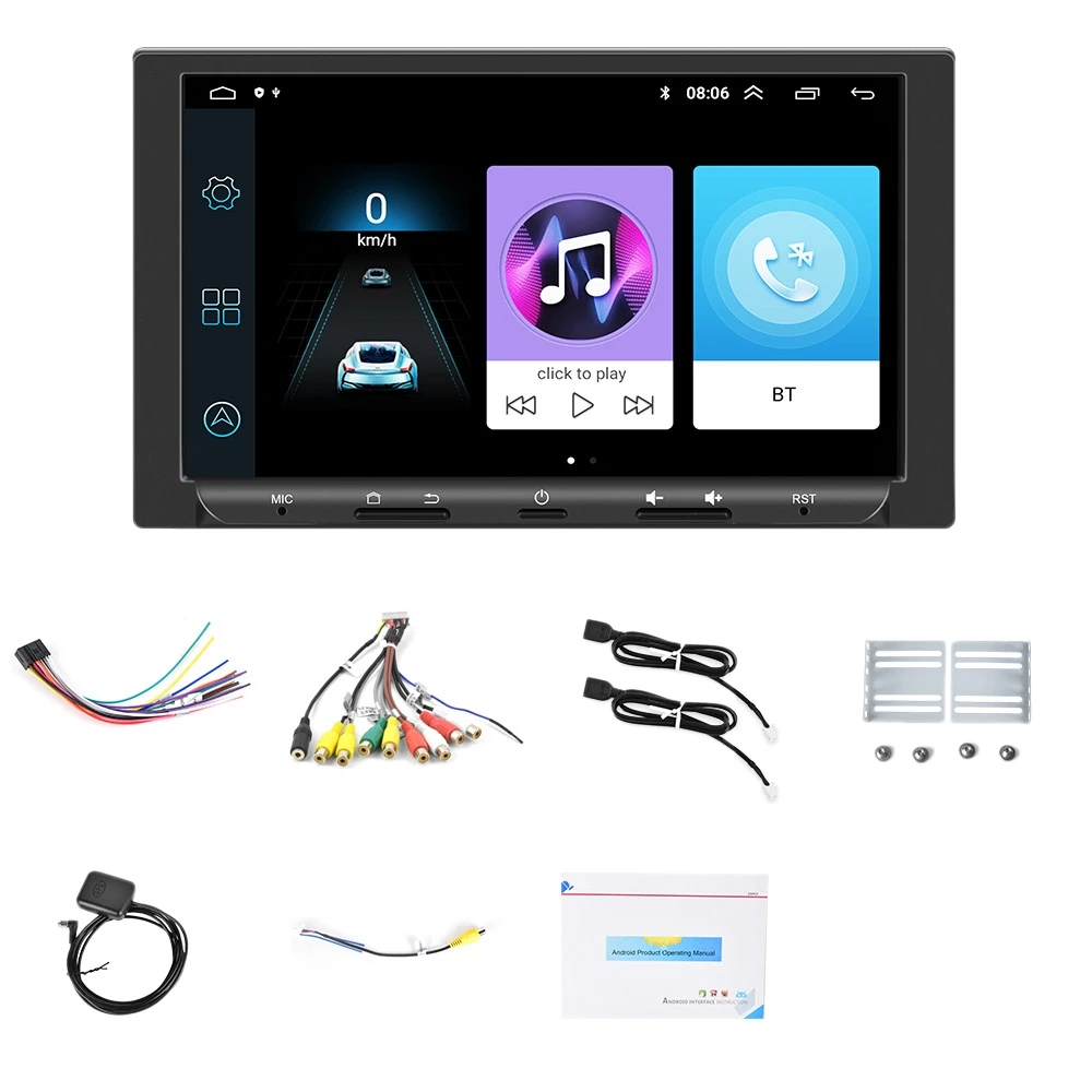 7 inch Universal Car Radio 2 Din Carplay Android Auto for-Nissan Toyota MP5 Player Multimedia Player
7 inch Universal Car Radio 2 Din Carplay Android Auto for-Nissan Toyota MP5 Player Multimedia Player