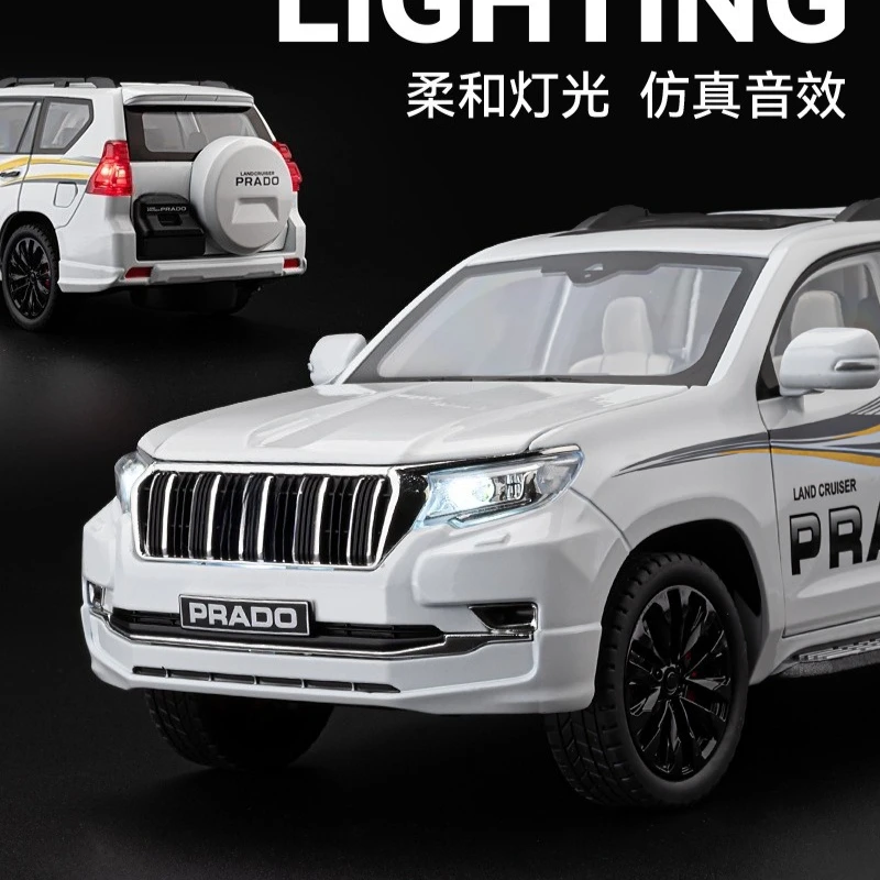 1:18 Prado SUV Alloy Metal Diecast Model Car High Simulation Children Collectibles Ornaments Holiday Present Toy
1:18 Prado SUV Alloy Metal Diecast Model Car High Simulation Children Collectibles Ornaments Holiday Present Toy