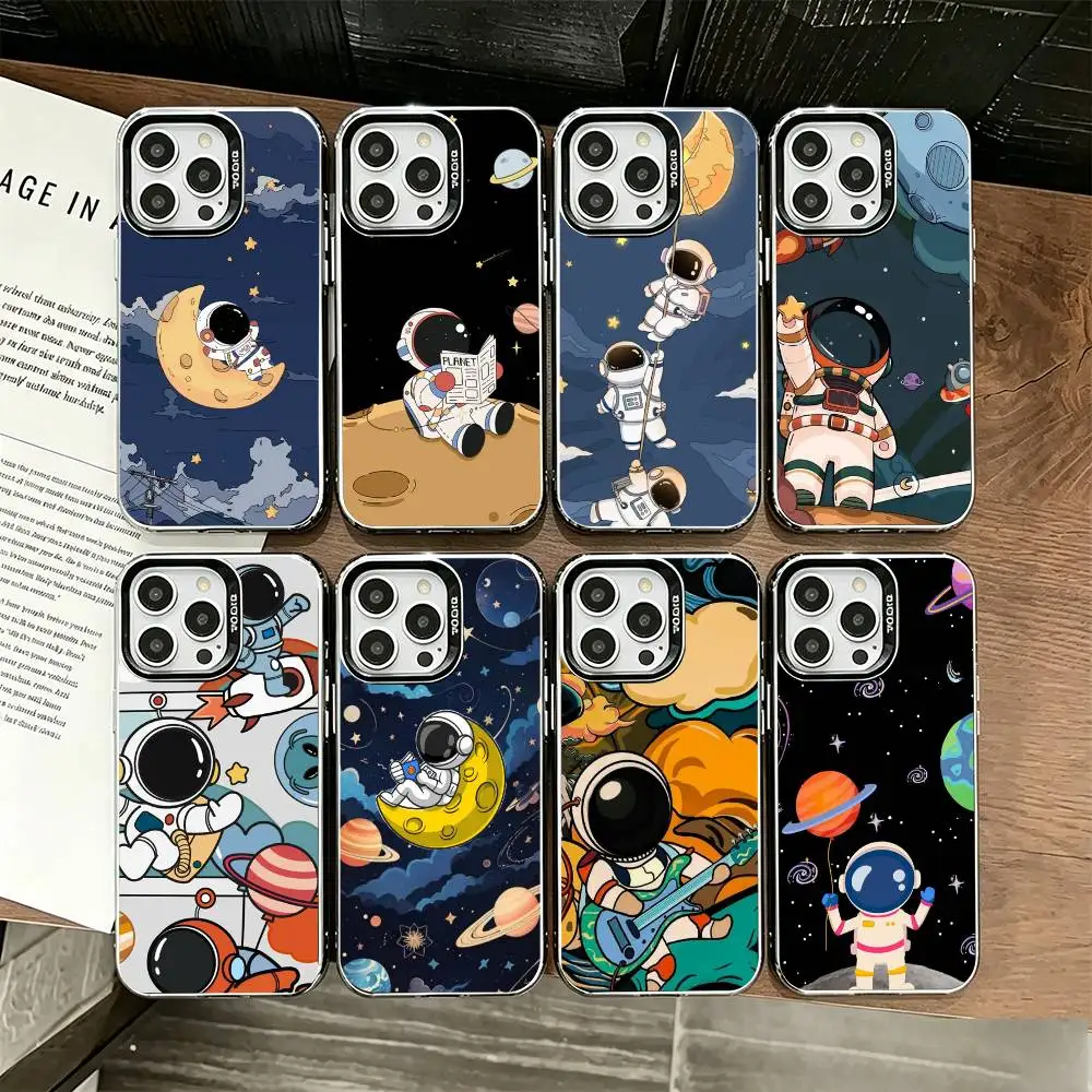 Cute Astronaut Pattern Phone Case For iPhone 17 16e 16 15 14 13 12 11 mini Pro Max X XR XSMAX 8 7 Air Plus Cover.
Cute Astronaut Pattern Phone Case For iPhone 17 16e 16 15 14 13 12 11 mini Pro Max X XR XSMAX 8 7 Air Plus Cover.