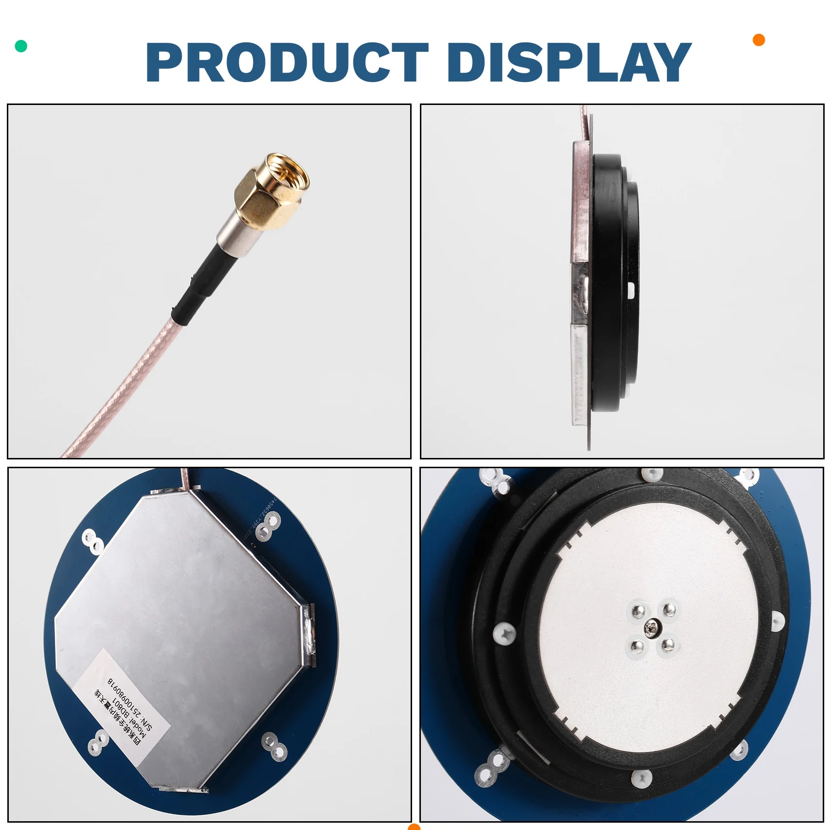 OKgood High-Precision GNSS Antenna for Glonass RTK GPS BeiDou Galileo Compact Waterproof for Mapping,Driving School
OKgood High-Precision GNSS Antenna for Glonass RTK GPS BeiDou Galileo Compact Waterproof for Mapping,Driving School