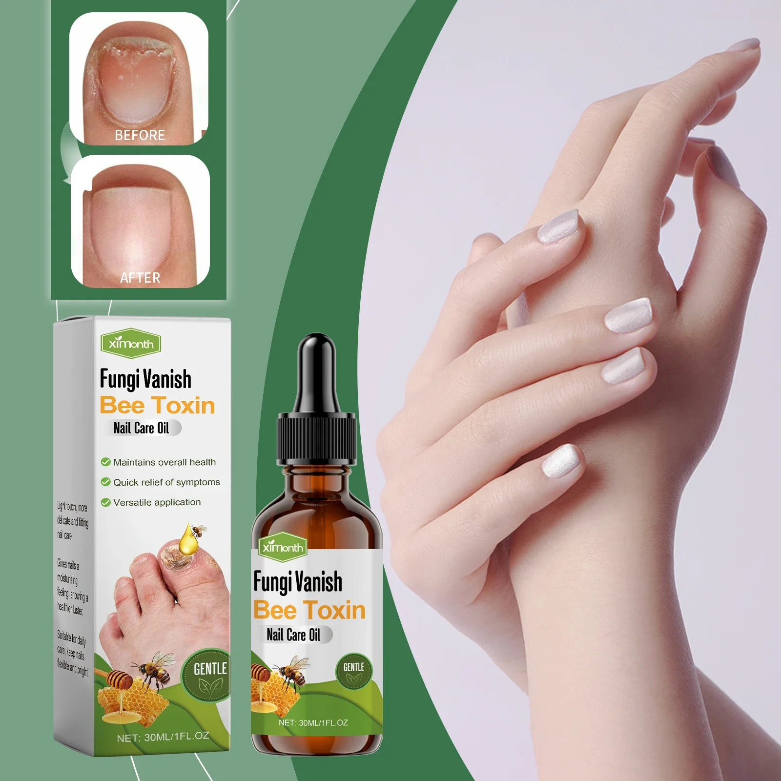Bee Venom Nail Care Oil Daily Care Armor Flexible Nail Moisturizing Moisturizing Gentle Care
Bee Venom Nail Care Oil Daily Care Armor Flexible Nail Moisturizing Moisturizing Gentle Care