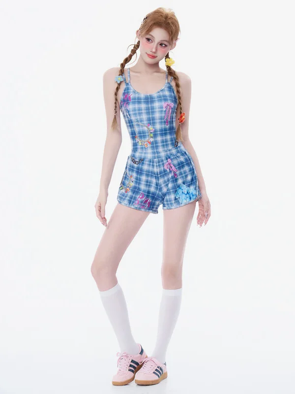 Alice Women's One-Piece Swimsuit 2025 New Style Thermal Bath Belly Cover Slimming Japanese Cute Plaid Student Casual Swimwear
Alice Women's One-Piece Swimsuit 2025 New Style Thermal Bath Belly Cover Slimming Japanese Cute Plaid Student Casual Swimwear