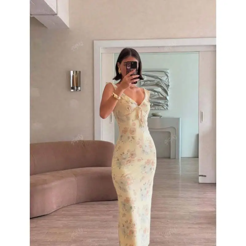 T 649 Cr Yellow Retro Print Slim Fit Dr Cross-Border Sle Svel Women's Dr Faionable Casual Sport Suit
T 649 Cr Yellow Retro Print Slim Fit Dr Cross-Border Sle Svel Women's Dr Faionable Casual Sport Suit