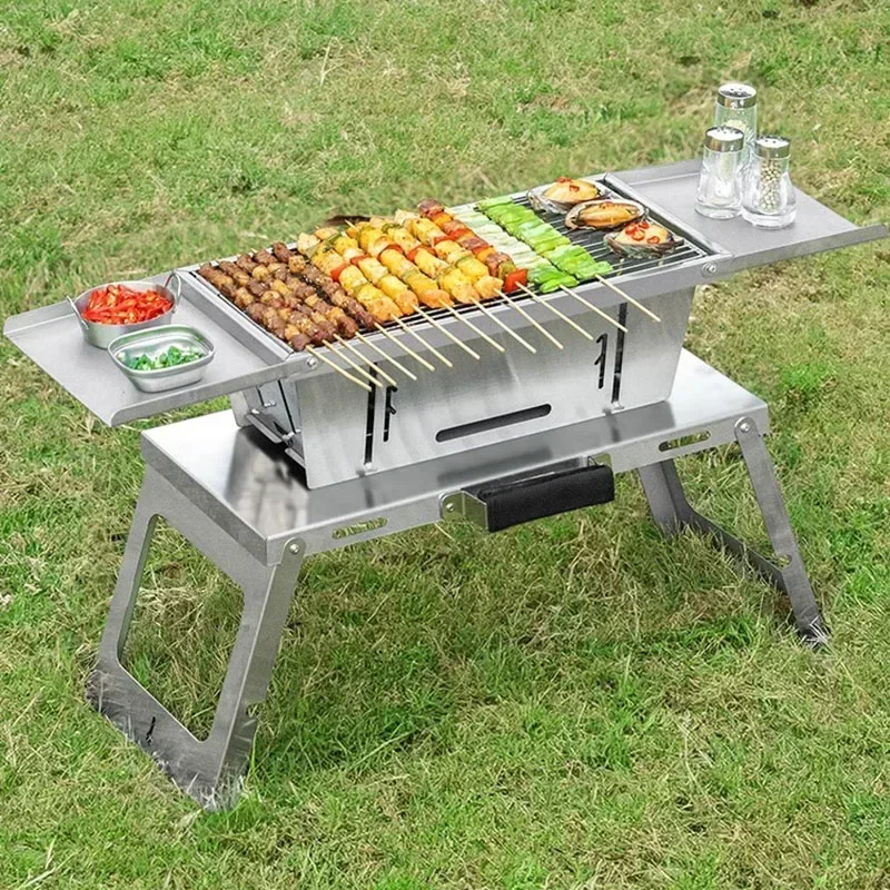 Commercial Folding BBQ Grills Portable Firewood Barbecue Utensils Cookware Brazier Charcoal Garden
Commercial Folding BBQ Grills Portable Firewood Barbecue Utensils Cookware Brazier Charcoal Garden