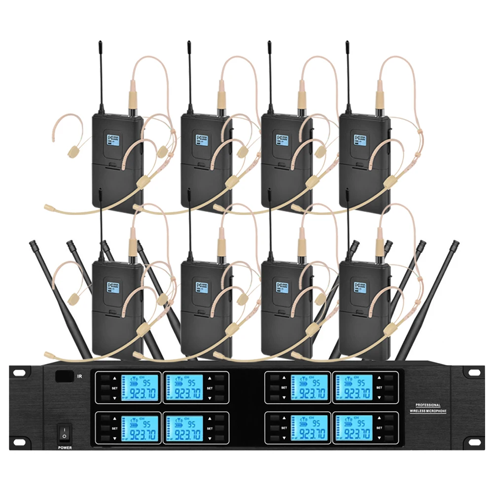 Professional UHF wireless microphone system 900MHz handheld lapel clip head-mounted microphone outdoor stage microphone wireless
Professional UHF wireless microphone system 900MHz handheld lapel clip head-mounted microphone outdoor stage microphone wireless