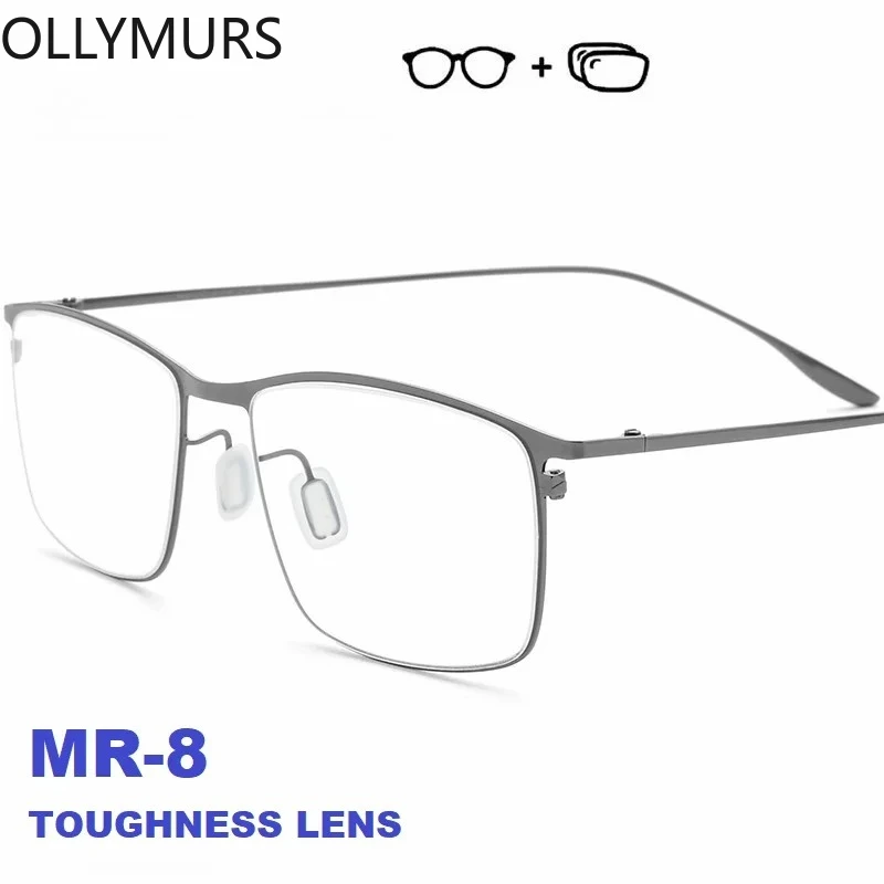 OLLYMURS мужские очки по рецепту, очки из титанового сплава, анти-синий свет, очки для близорукости, оптические линзы с рецептом
OLLYMURS мужские очки по рецепту, очки из титанового сплава, анти-синий свет, очки для близорукости, оптические линзы с рецептом