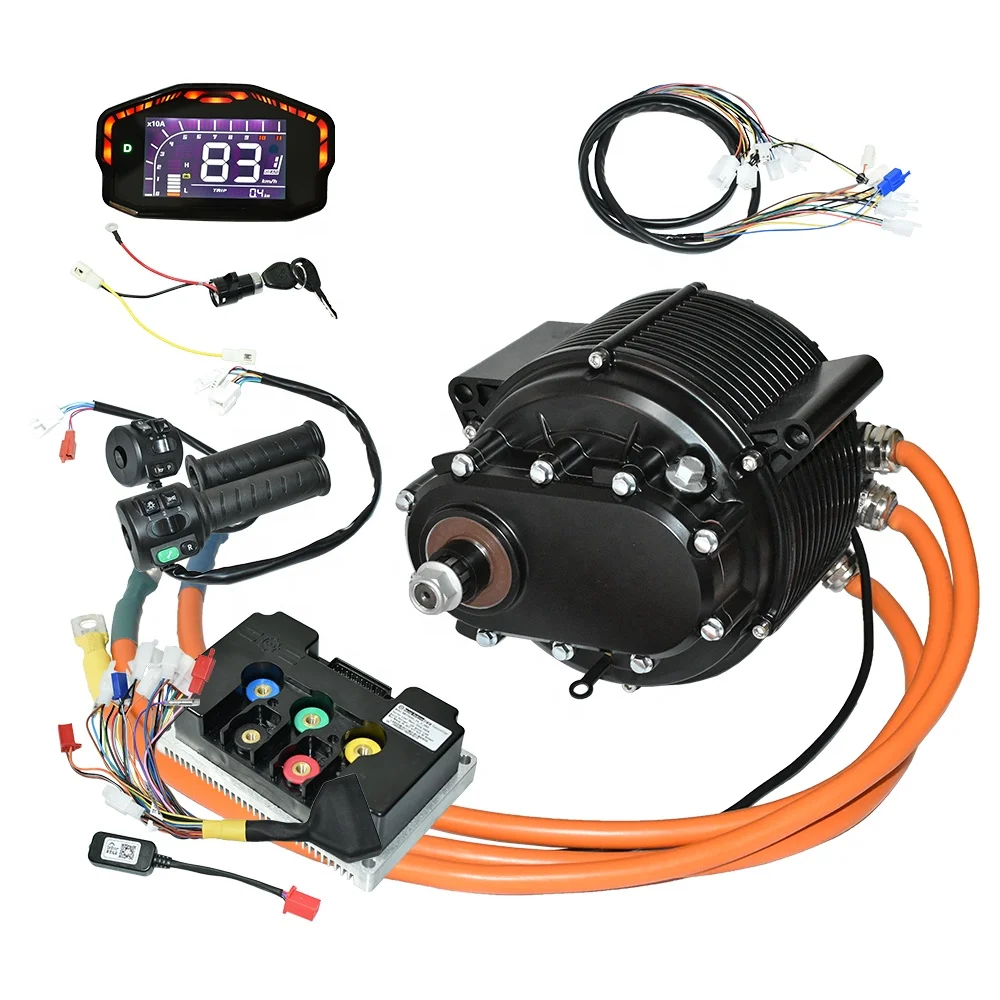 High Torque Regenerative Braking E-bike Kit QS165 V3 60H 72V Mid Drive Motor with 1:2.37 Gearbox for Electric Vehicle Bike
High Torque Regenerative Braking E-bike Kit QS165 V3 60H 72V Mid Drive Motor with 1:2.37 Gearbox for Electric Vehicle Bike