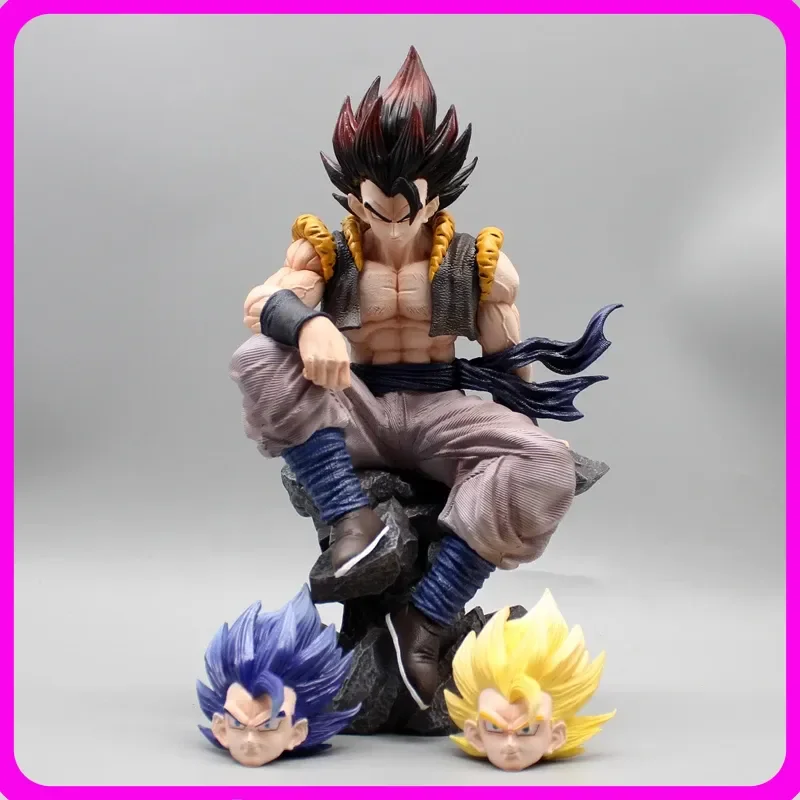 Фигурка Dragon Ball Gogeta 22,5 см с тремя сменными головами, коллекционная модель аниме-персонажа, украшение для рабочего стола, игрушка, подарок для мальчиков
Фигурка Dragon Ball Gogeta 22,5 см с тремя сменными головами, коллекционная модель аниме-персонажа, украшение для рабочего стола, игрушка, подарок для мальчиков