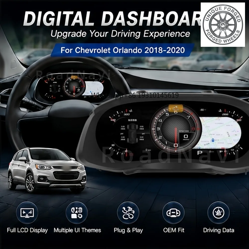 26style BC RoadNavi Car Auto Speedometer for Chevrolet Orlando 2018-2020 LCD Digital Cluster Car Upgrade Dashboard Instrument
26style BC RoadNavi Car Auto Speedometer for Chevrolet Orlando 2018-2020 LCD Digital Cluster Car Upgrade Dashboard Instrument