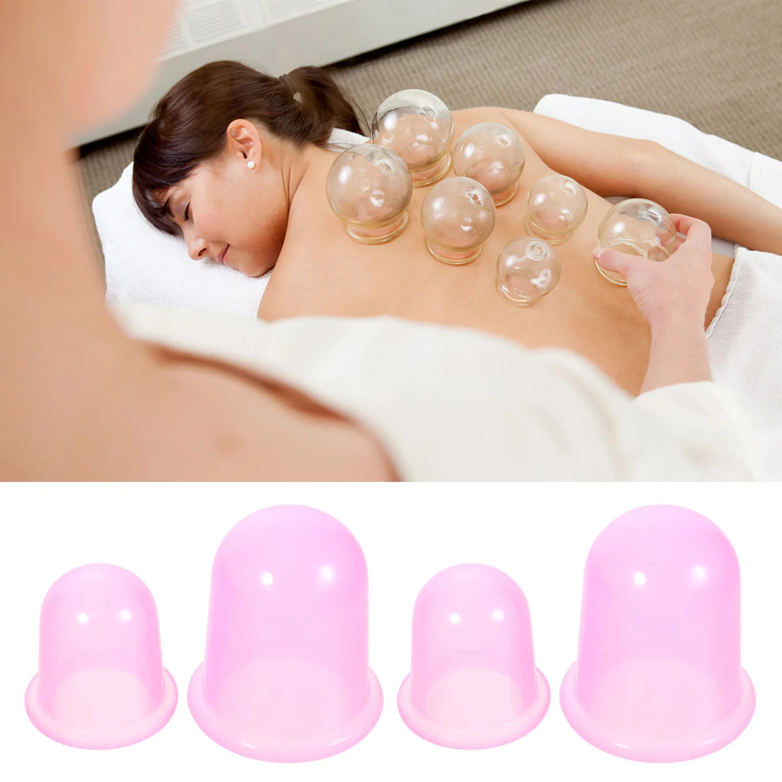 4 шт. гладкие силиконовые банки банки с сильной адсорбцией, портативный массажер на присоске, набор баночных массажеров, портативная присоска
4 шт. гладкие силиконовые банки банки с сильной адсорбцией, портативный массажер на присоске, набор баночных массажеров, портативная присоска