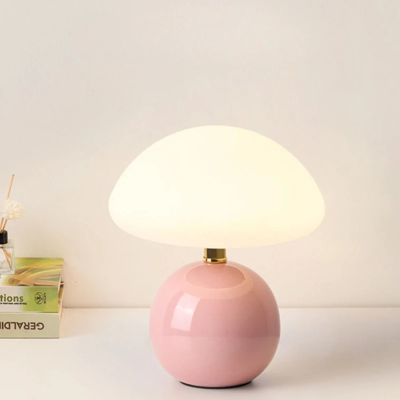 Mushroom Small Table Floor Lamp Cream Rotomolding Ceramic Warm Eye Protection Led Lamp Bedroom Decor Home Bedside Stand Light
Mushroom Small Table Floor Lamp Cream Rotomolding Ceramic Warm Eye Protection Led Lamp Bedroom Decor Home Bedside Stand Light