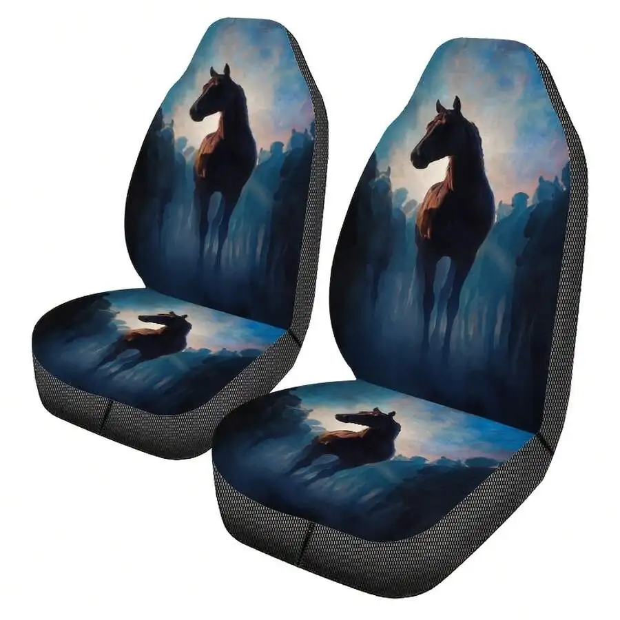 2-Piece Horse Silhouette Print Car Seat Covers Universal Front Seat Protectors Washable Breathable Fabric
2-Piece Horse Silhouette Print Car Seat Covers Universal Front Seat Protectors Washable Breathable Fabric