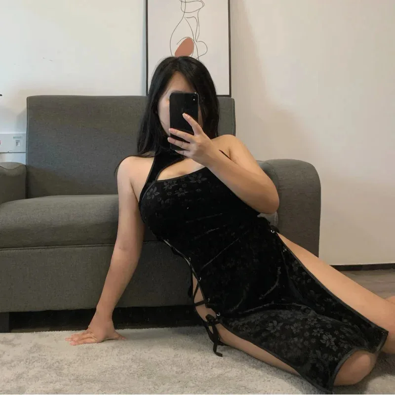 Plus Size Qipao Lingerie Sexy Costume Women Dress Open Bust Woman Mini Dresses Big Cheongsam Bandage Bodysuit Split Exotic Set
Plus Size Qipao Lingerie Sexy Costume Women Dress Open Bust Woman Mini Dresses Big Cheongsam Bandage Bodysuit Split Exotic Set