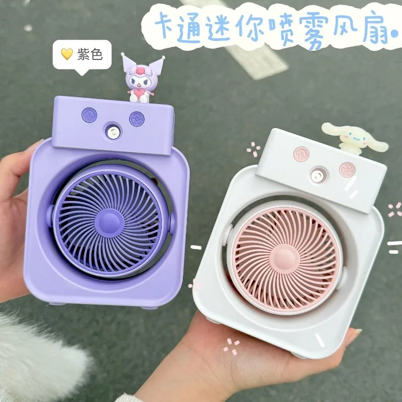 Sanrio Kawaii My Melody Spray Platform Fan Kuromi Cinnamoroll Anime Cartoon Dormitory Desktop Portable USB Charging Electric Fan
Sanrio Kawaii My Melody Spray Platform Fan Kuromi Cinnamoroll Anime Cartoon Dormitory Desktop Portable USB Charging Electric Fan
