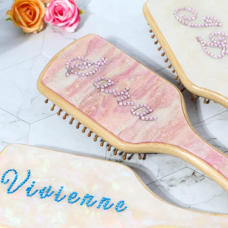 Personalised Name Gift: Starry Sky Acrylic Sticker, Nanmu Bamboo Air-Cushioned Comb, Anti-Static Massage Hairbrush
Personalised Name Gift: Starry Sky Acrylic Sticker, Nanmu Bamboo Air-Cushioned Comb, Anti-Static Massage Hairbrush